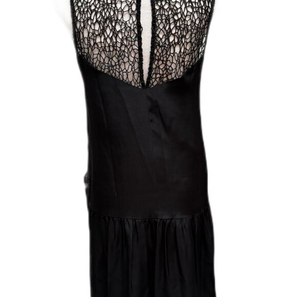 Women’s Rag & Bone Black Silk Dress Size 6 - Picture 6 of 9